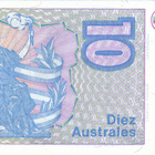 Argentina 10 Australes ND(1985) #31 - pikkukuva 2