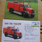 Paloauto kuori+kortti erikoisleimalla vuodelta 2008 - pikkukuva 1