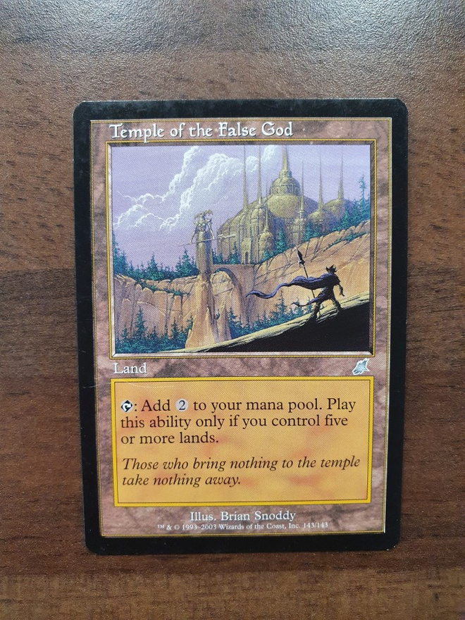 Magic the Gathering Temple of the False God