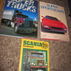 3 KOVAKANTISTA KIRJAA mm SCANIA - pikkukuva 1