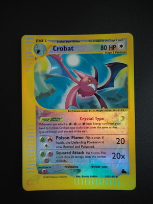 Pokemon kortti Crobat Skyridge Reverse holo