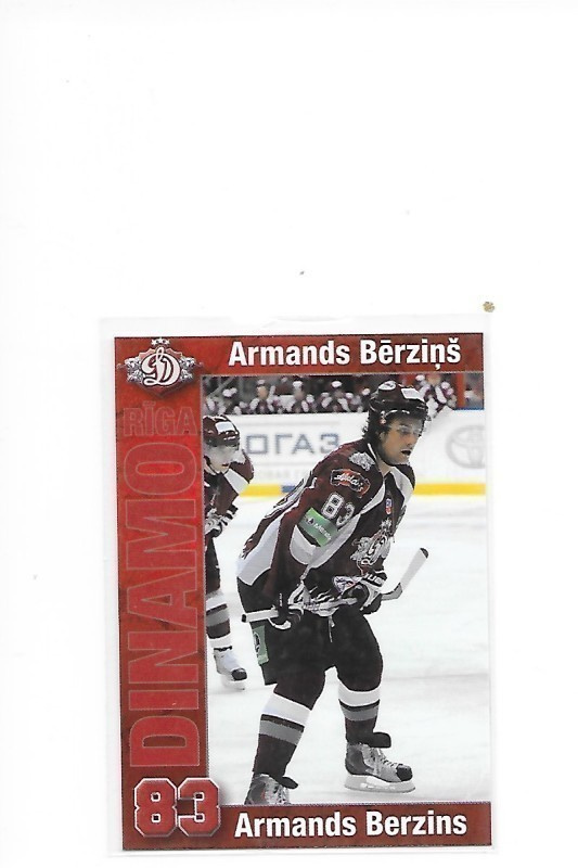 2009-10 Dinamo Riga #55 Armands Berzins Latvia