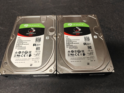 2x Seagate Ironwolf 8T (vikaa)