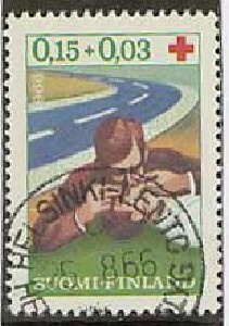 1966 PR 15p Hki-Lento -66 er.kaunis