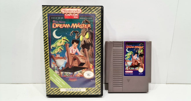 NES - Little Nemo Dream Master (PAL-B SCN, Yapon vuokrapeli)