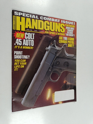 Handguns for sport & defence april 1992