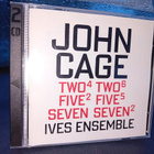 2CD : John Cage : Two4 Two6 Five2 Five5 Seven Seven2 - pikkukuva 1