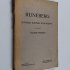 Valfrid Vasenius : Runeberg Suomen kansan runoilijana : e... - pikkukuva 1