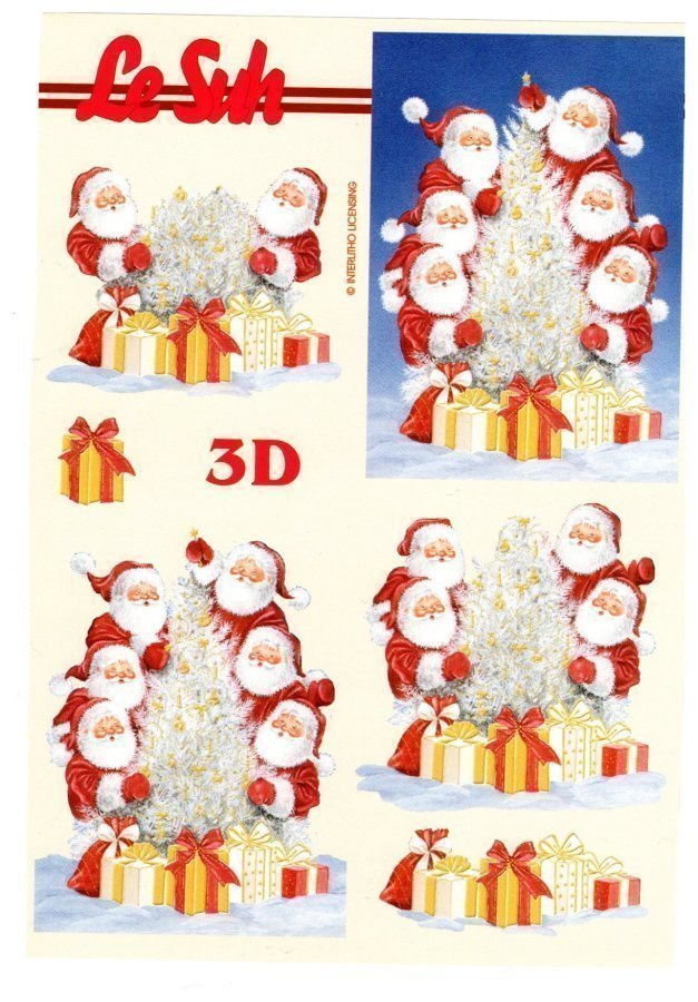 3D °~JOULUPUKIT JA LUMIKUUSI~° /Le Suh