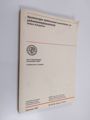 Antero Karppinen : Ajoneuvojen elektroniset suunnistus- j...
