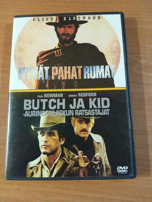 hyvät pahat ja rumat / butch ja kid auringonlaskun ratsastaj
