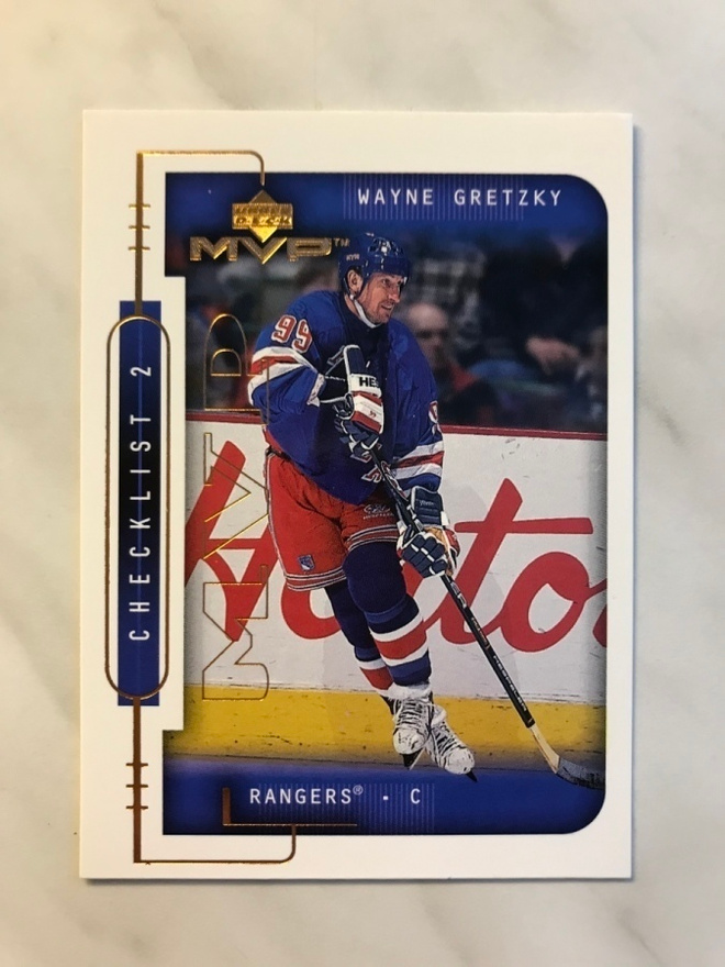 1999-00 Upper Deck MVP Checklist Wayne Gretzky #220