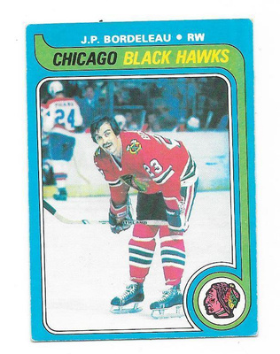 1979-80 OPC #212 J.P. Bordeleau Chicago Blackhawks