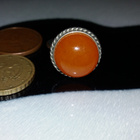 Vintage, Meripihka, sormus, Amber, Itämeren meripihka,  - pikkukuva 5