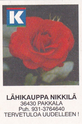 Pakkala. Lähikauppa Nikkilä. Kesko Oy  .s42