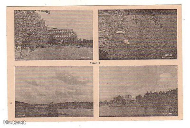 HÄMEENLINNA/AULANKO ( A.V.Heikkisen monikuvakortti 1940-lu)