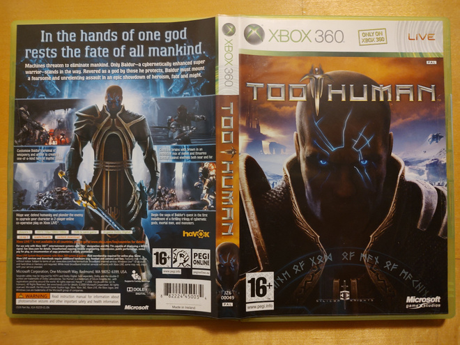 Too Human Xbox 360