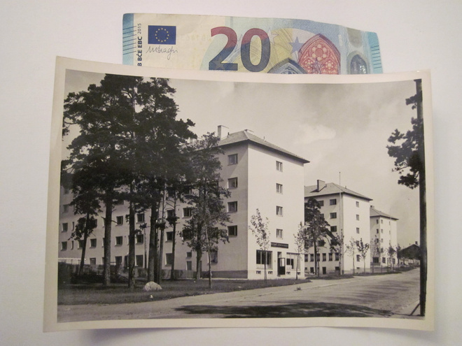Postikortin Alkup. Valokuva Mikä Paikkakunta? 1950-l