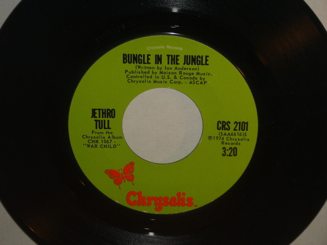 Jethro Tull 7" Bungle In The Jungle/Back-Door Angels