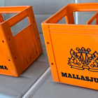 Vanha muovilaatikko / mallasjuoma korit 2kpl - pikkukuva 4