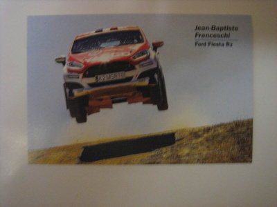 Ford rallikortti 37: Ford Fiesta - Jean-Baptiste Franceschi