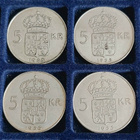 Ruotsin 5 Kr hopea kolikoita - pikkukuva 2