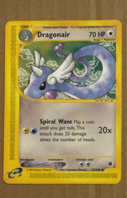 Pokemon kortti Dragonair 75/165 – Expedition Base Set