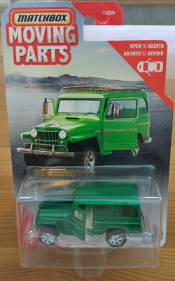 Jeep Willys Wagon 2 Door Metal Green 1962 Matchbox 2020 1:64