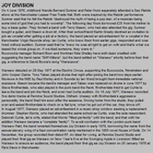 JOY DIVISION radio sessions 1979 ...uk classic - pikkukuva 3