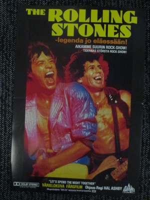 The Rolling Stones (Hal Ashby, 1982) - vanha elokuvajuliste