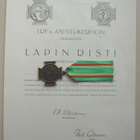 Lapin risti 1939 - 1940 myöntökirjalla - pikkukuva 1