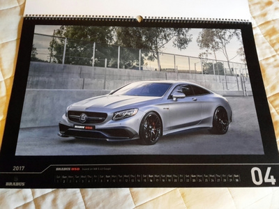 Mercedes-Benz Brabus seinäkalenteri 2017
