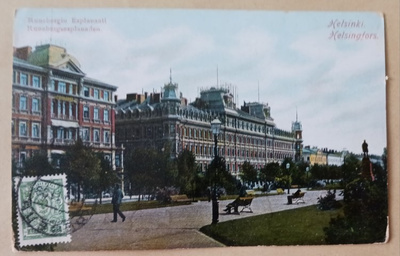 Helsinki, Runebergin Esplanaati, p. 1909 -> Pariisiin