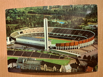 Helsinki, stadion, kulkenut 1965