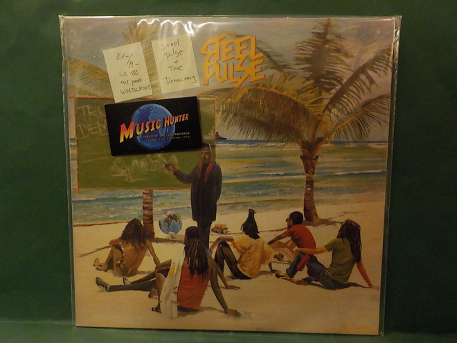 STEEL PULSE - TRUE DEMOCRACY EX-/M- UK -82 1ST PRESS LP