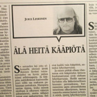 HYMY LEHTI 6 / 1986 SISÄLLYSLUETTELO KRJOITETTUNA - pikkukuva 5