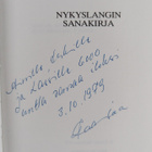 Kaarina Karttunen : Nykyslangin sanakirja (signeerattu, t... - pikkukuva 2