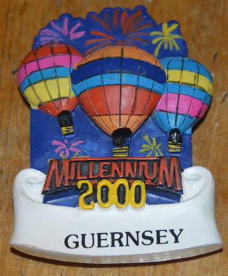 Jääkaappimagneetti Guernsey millenium 2000