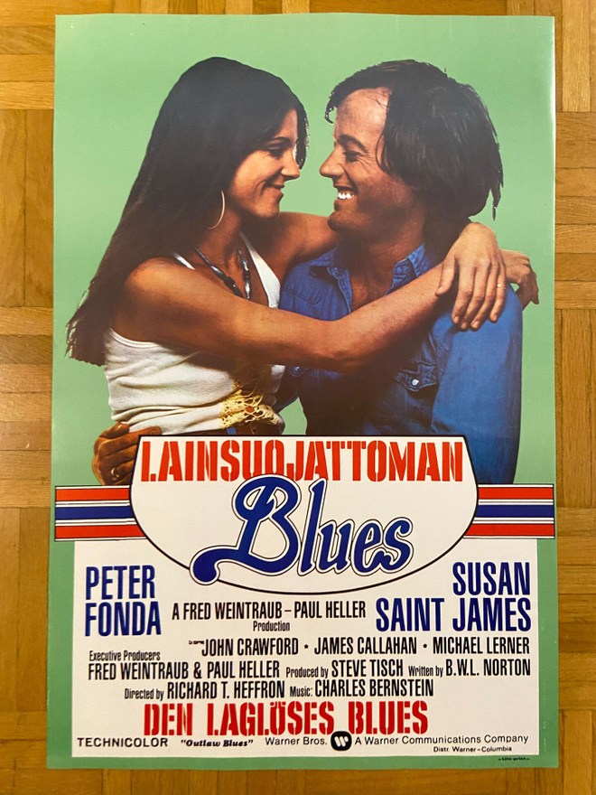 Vanha elokuvajuliste: Lainsuojattoman Blues