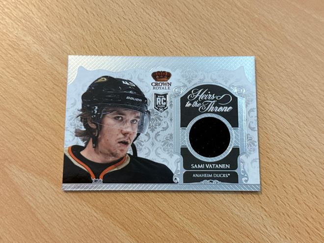 2013-14 Panini Crown Royale Sami Vatanen Rookie Jersey
