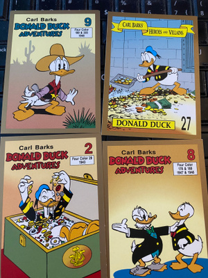 Carl Barks -keräilykortit 4kpl
