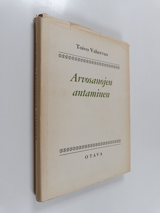 Toivo Vahervuo : Arvosanojen antaminen