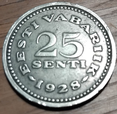 Eesti Viro 1928 25 senti