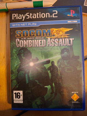 PS2 SOCOM US Navy Seals Combined Assault CIB