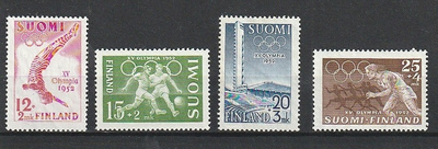 1952 Olympia-sarjan merkit leimaamattomina**