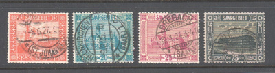 Saksa saar 1923 Mi 98-101