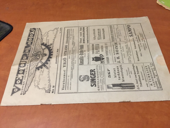 VETURIMIES LEHTI 12/1928