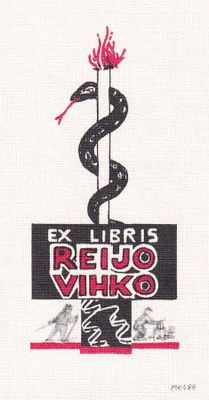 Ex Libris, Reijo Vihko , b436