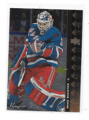 1994-95 SP Inserts #62 Mike Richter , New York Rangers MV