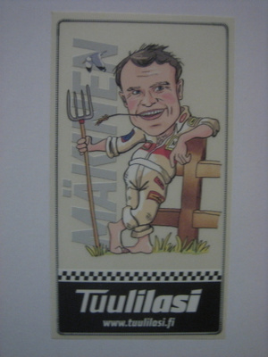 MÄKINEN TOMMI - Tuulilasi tarra 5